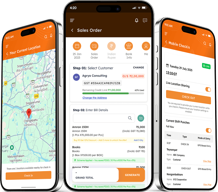 App screen