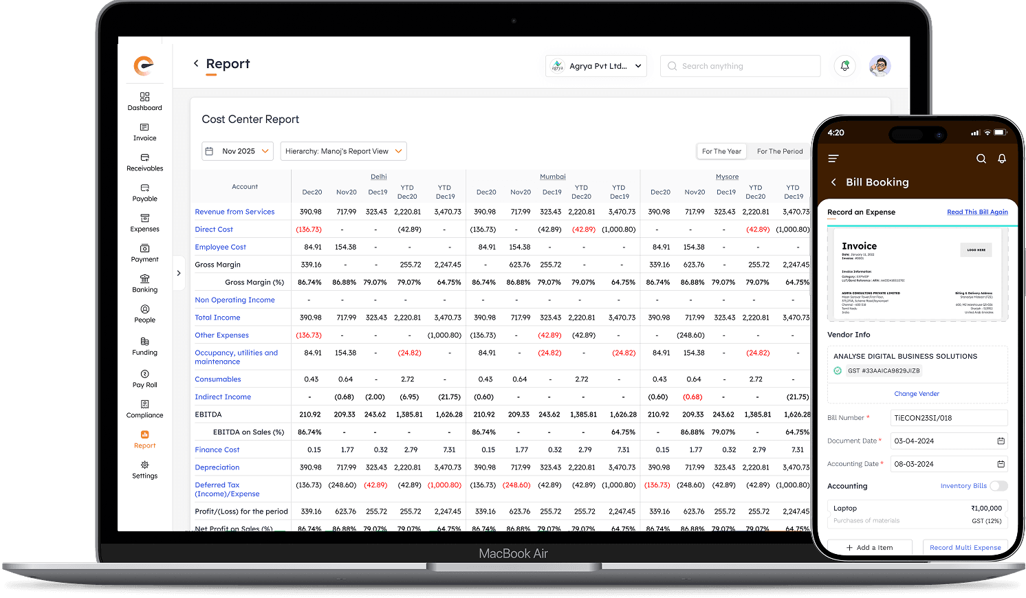 Effortless platform dashboard
